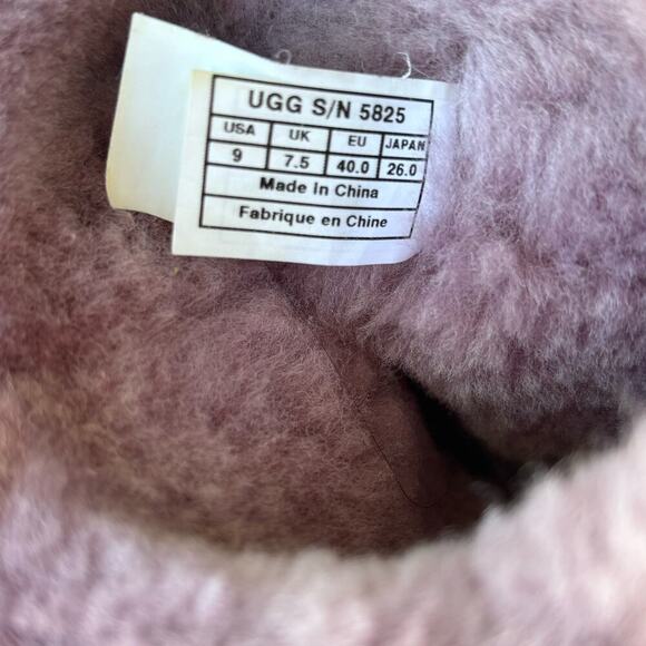 UGG Australia Women's Suede Classic Short II Boots Light Purple US Size 9 - Picture 8 of 9